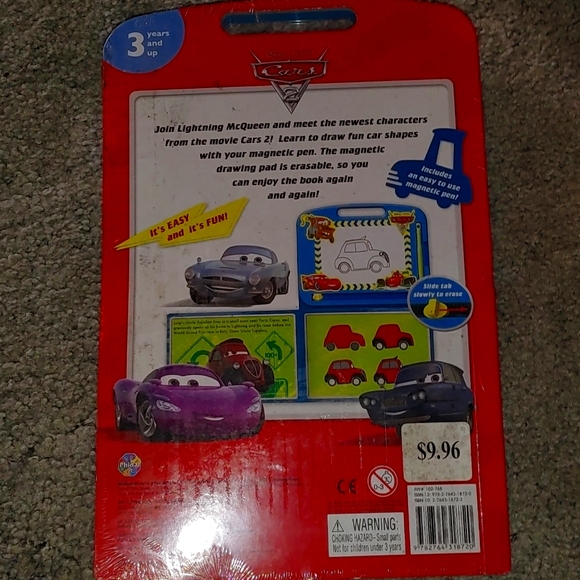 Cars Disney puzzle and read story book draw images slide to erase drawing - Picture 7 of 8